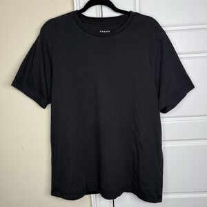 FRAME Heavyweight Classic Fit T-Shirt Men's X-Large Black Noir Boxy Streetwear